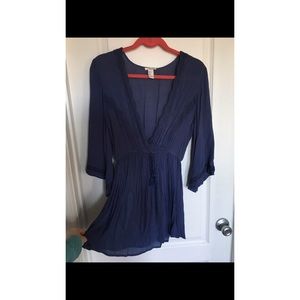 Blue beach dress